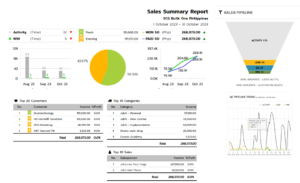 Jubili Sales report